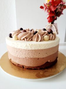 Gâteau 3 mousses chocolat